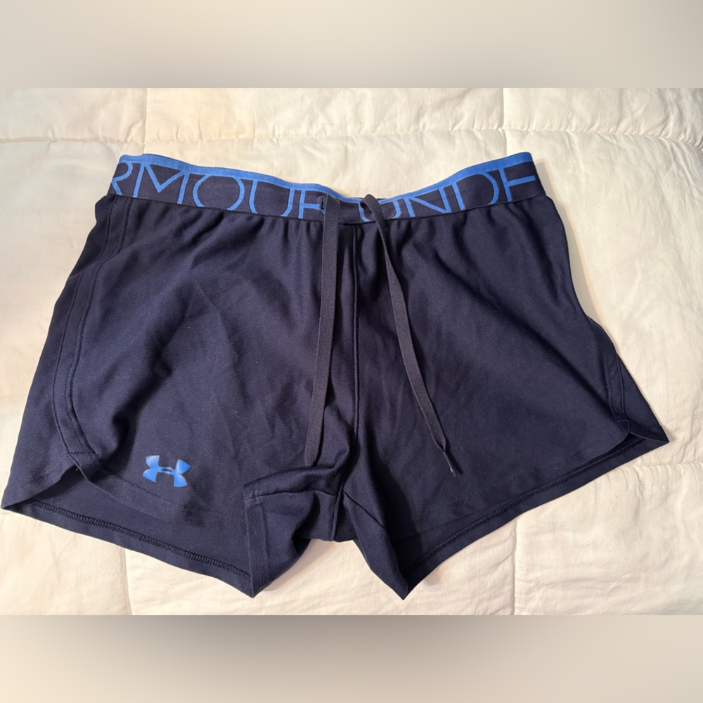 Under Armour Navy and Blue Athletic Shorts